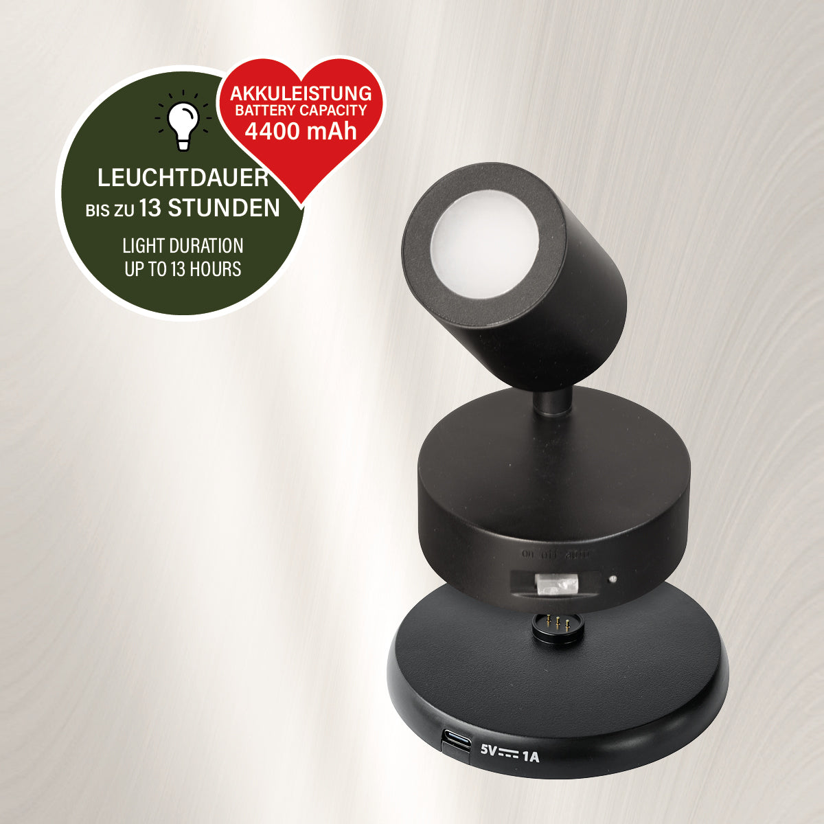 MAGNETIC PRO Akku-Wandleuchten Strahler