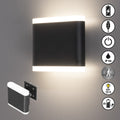 MAGNETIC PRO Akku-Wandleuchte sandschwarz Acryl satiniert