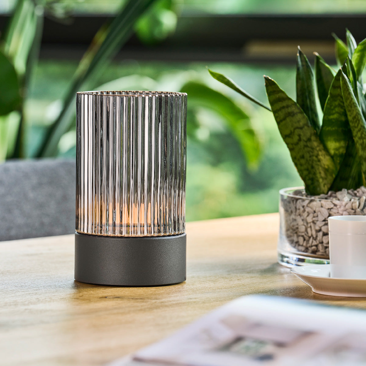 ARIVA PRO Akku-Windlicht gerillt (groß)