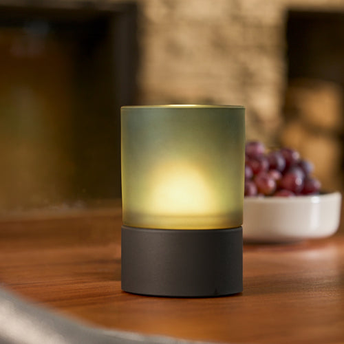 ARIVA PRO Akku-Windlicht satiniert (klein)