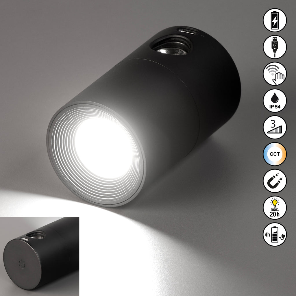 MIX & MATCH 1 Strahler schwarz einstellbare Lichtfarbe