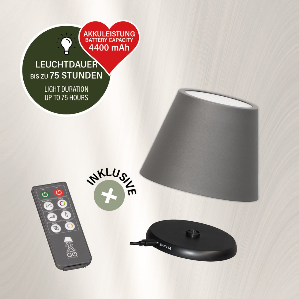 LEUCHTMODUL MIX & MATCH 2 Schirm sandgrau